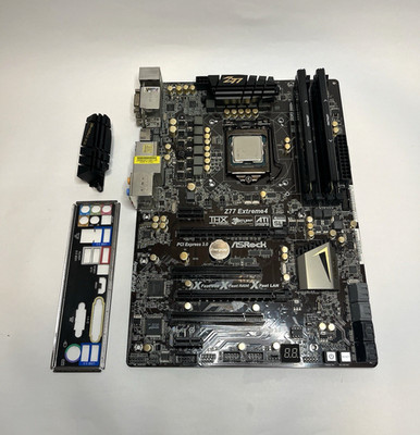 ASRock Z77 Extreme 4 Motherboard, i5-3470, 8gb ram CPU RAM COMBO (DAMAGE READ)