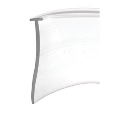 M 6211 Shower Door Bottom Sweep 36x1 Inch Vinyl Clear 5/32 Tee, Seal Strip Part