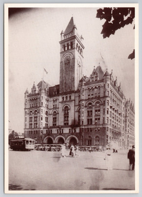 Washington DC Old Post Office Building National Archives Postcard