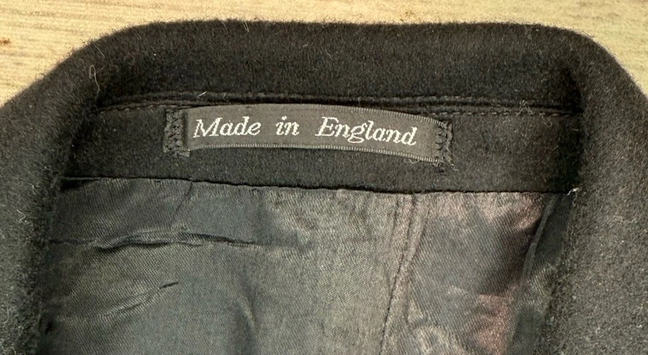 Hammersley Wool Cashmere Blend Overcoat Made in England 44R - Image 4 of 4