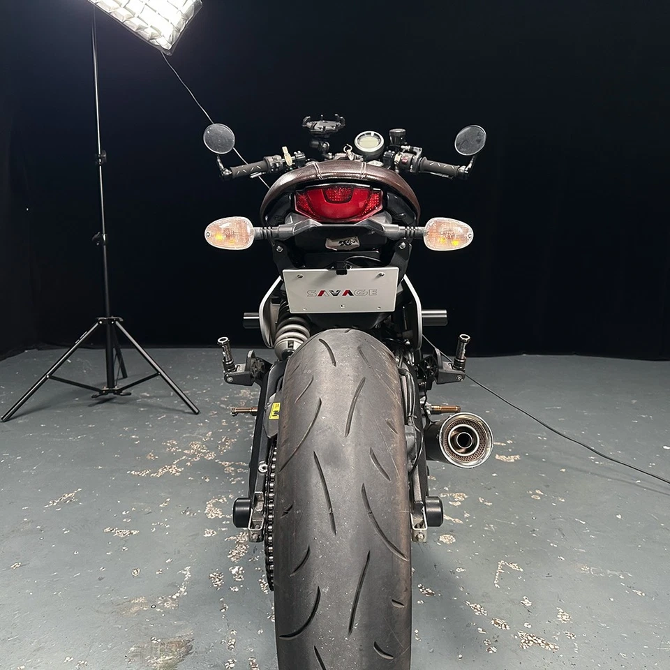 Concealed License Plate Holder For DUCATI Scrambler 800 Full Throttle Cafe Racer — 第 2/4 张图片