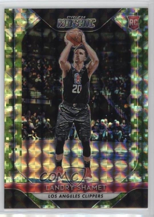 2018-19 Panini Prizm Mosaic Camo 6/25 Landry Shamet #63 Rookie RC 14md