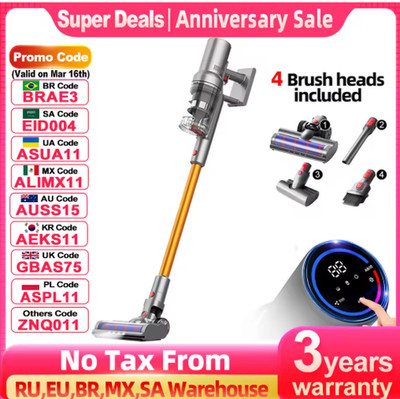 VC205 Cordless Handheld Vacuum Cleaner,27000Pa,Touch Screen,Smart Dust Sensor,Au