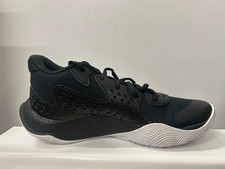 Under Armour UA Jet 23 Basketball Sneaker Unisex Low Top Schwarz-Weiß-Gold