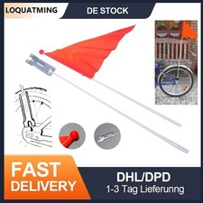 Wimpelstange Fahrrad Wimpel orange Sicherheitswimpel 100CM Pole Kinder Fahne-