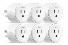 Geeni DOT 6 Pack Smart Wi-Fi Outlet Plugs with Voice Control