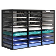 Letter Size Paper Organizer, Metal Literature Organizer, Sturdy Paper Sorter ...