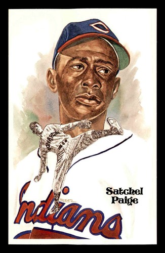 Satchel Paige #125 1981 Perez Steele HOF Postcard card