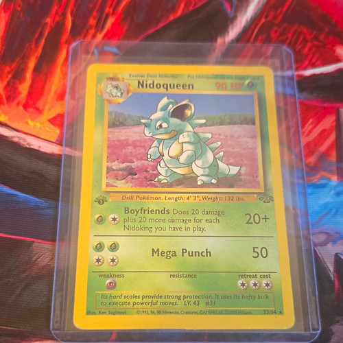 Wizards of the Coast Pokemon TCG Nidoqueen 23/64 Jungle Rare Unlimited EN 90HP
