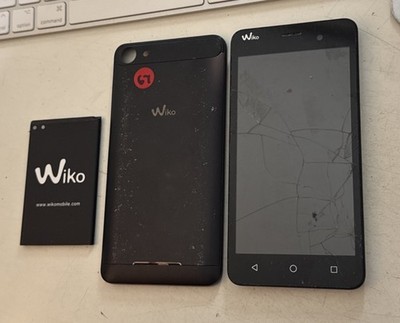 Wiko Jerry 16GB Schwarz Defekt Spender - Hauptplatine Kamera Accu Deckel Etc Ok