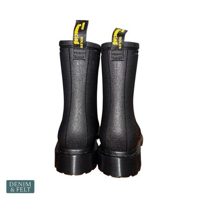 NEW Dr Martens 1460 Rain Boots Waterproof Black PVC Chelsea  display picture 2
