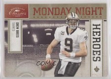 2009 Donruss Classics Monday Night Heroes Gold 62/100 Drew Brees #9 0w1