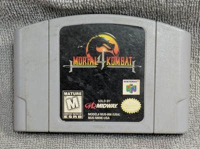 Mortal Kombat 4 N64 Game Cartridge USA Version Nintendo 64 Authentic OEM WORKS