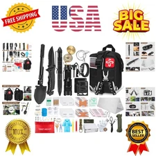 Comprehensive 238-Piece Tactical Survival Gear & First Aid Kit for Adventurers