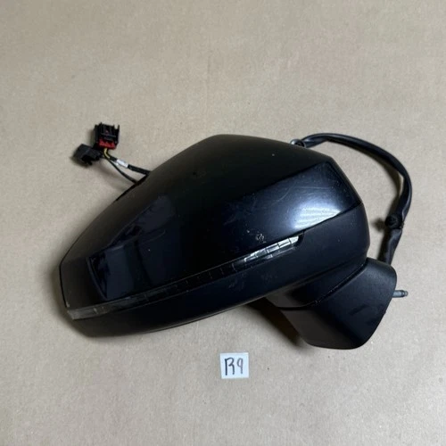 15-20 AUDI A3 8V QUATTRO FRONT RIGHT Black PASSENGER SIDE VIEW MIRROR OEM R9