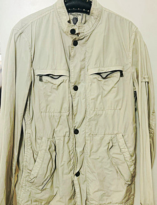 Sammlerstück Marc O'Polo Herren Jacke Beige Gr. 48 Stehkragen No 10073
