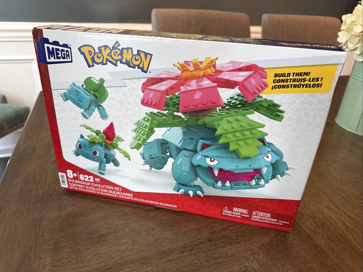 Bulbasaur Evolution Set Pokémon Mega Construx – 622 Pieces – New in Box