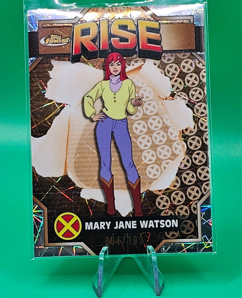 2025 Topps Finest X-Men '97 Mary Jane Watson #18 Laser Refractor 84/199