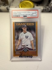 2024 Topps Transcendent - Transcendent Icons Chrome Gerrit Cole #84 Orange /25