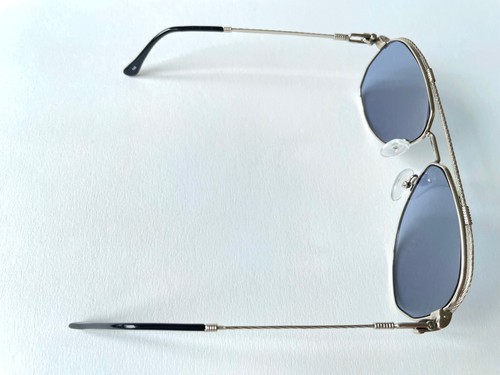 occhiali da sole vintage FRED AMERICA CUP Francia argento platino MEDIA 58/14 tappo 2 - Foto 7 di 16