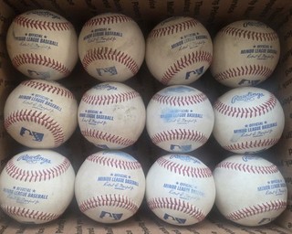 (24) 2 DOZEN Rawlings MiLB baseballs exceptional quality near mint!