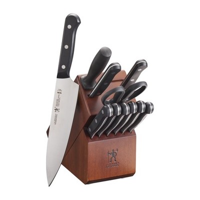 Henckels Solution 12-PC German Stainless Steel Knife Block Set