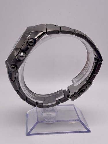 Seiko Chronograph WR 100M Men’s Watch Date Ind. Alarm 7T62-0GM0 New Battery - Picture 3 of 15