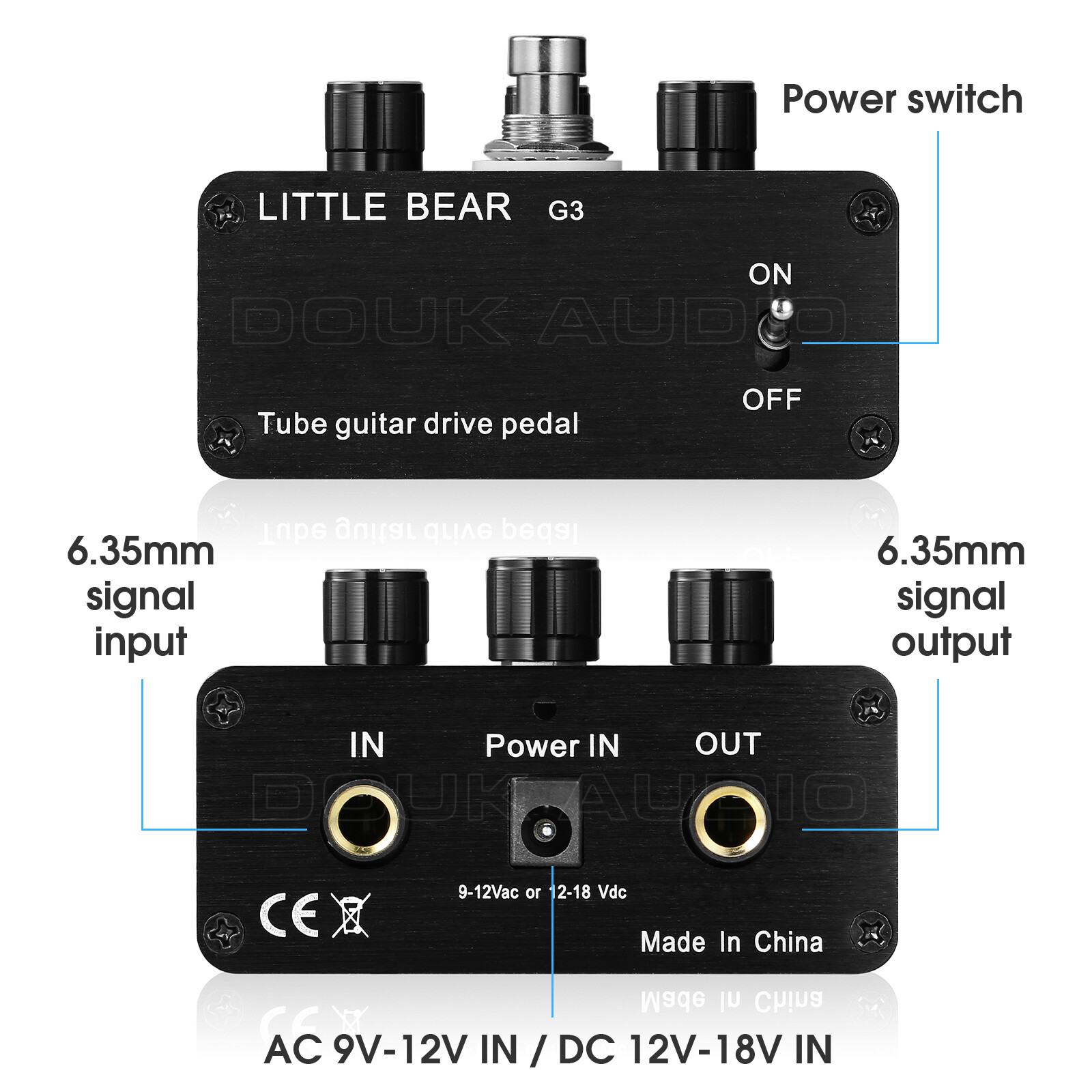 Mini Valve Tube Guitar Effects Pedals Bass Overdrive DRIVE Gain Pedal Stomp eBay
