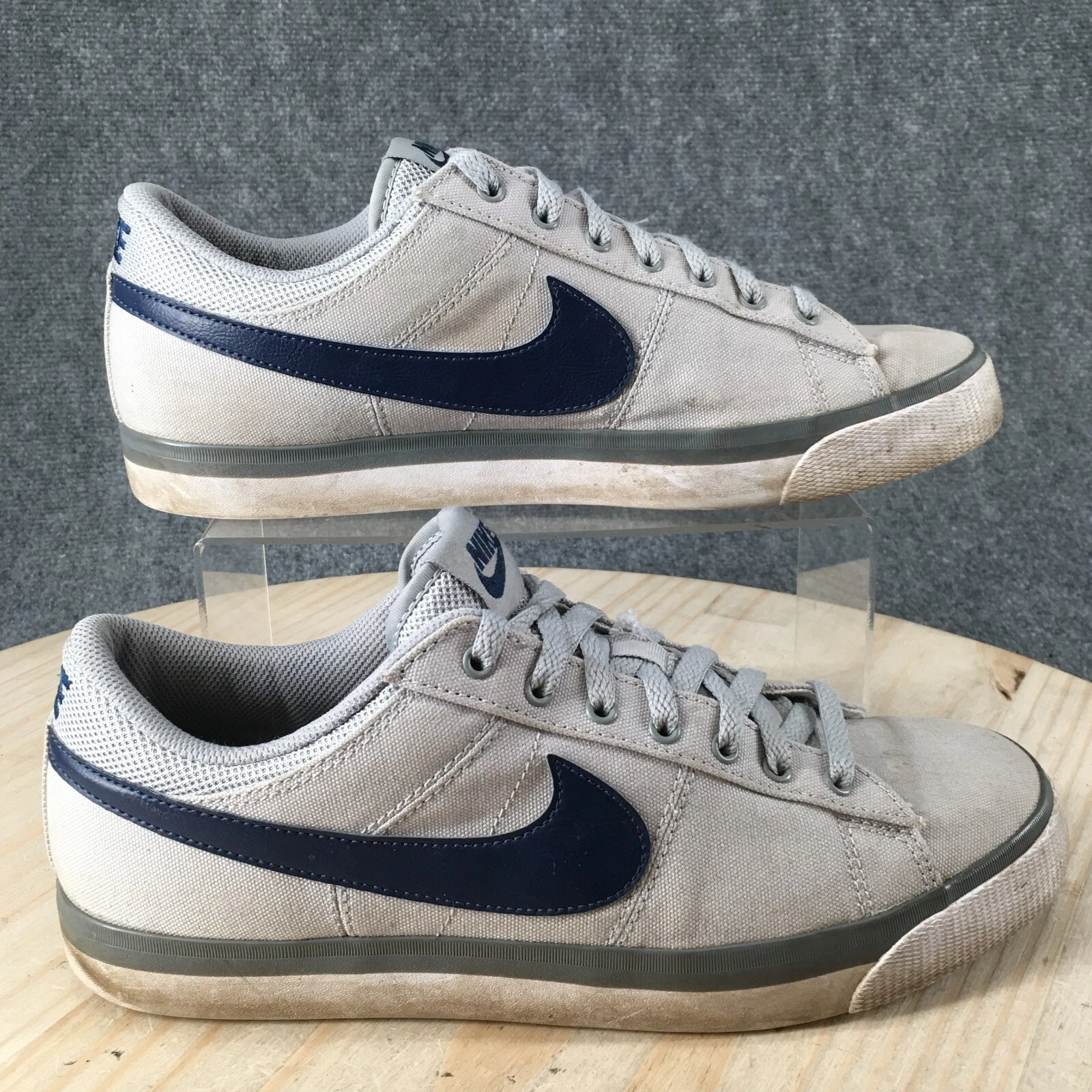 Chaussures Nike hommes 11 matchs Supreme TXT baskets basses athlétiques tissu gris à lacets