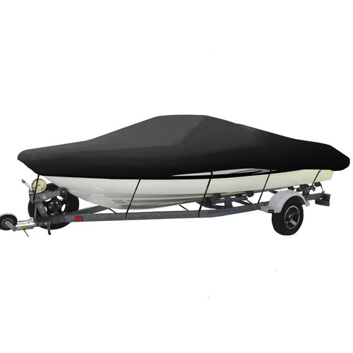 20-22FT Heavy Duty Boat Cover Waterproof Dust V-Hull Tri-Hull Fishing Ski Bass - Imagen 9 de 12