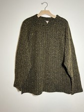 The Territory Ahead Men's EUC Brown/Olive/Black Print Wool Pullover Sweater L