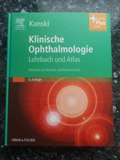 Klinische Ophthalmologie Lehrbuch und Atlas Kanski Fachbuch Augenheilkunde Buch