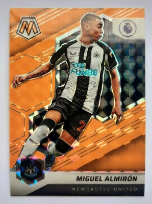 Miguel Almiron 2021-22 Mosaic Premier EPL Newcastle . Orange Prizm .