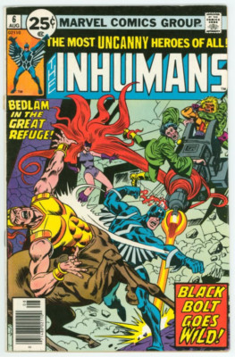 The Inhumans #6 (Marvel Comics August 1976)