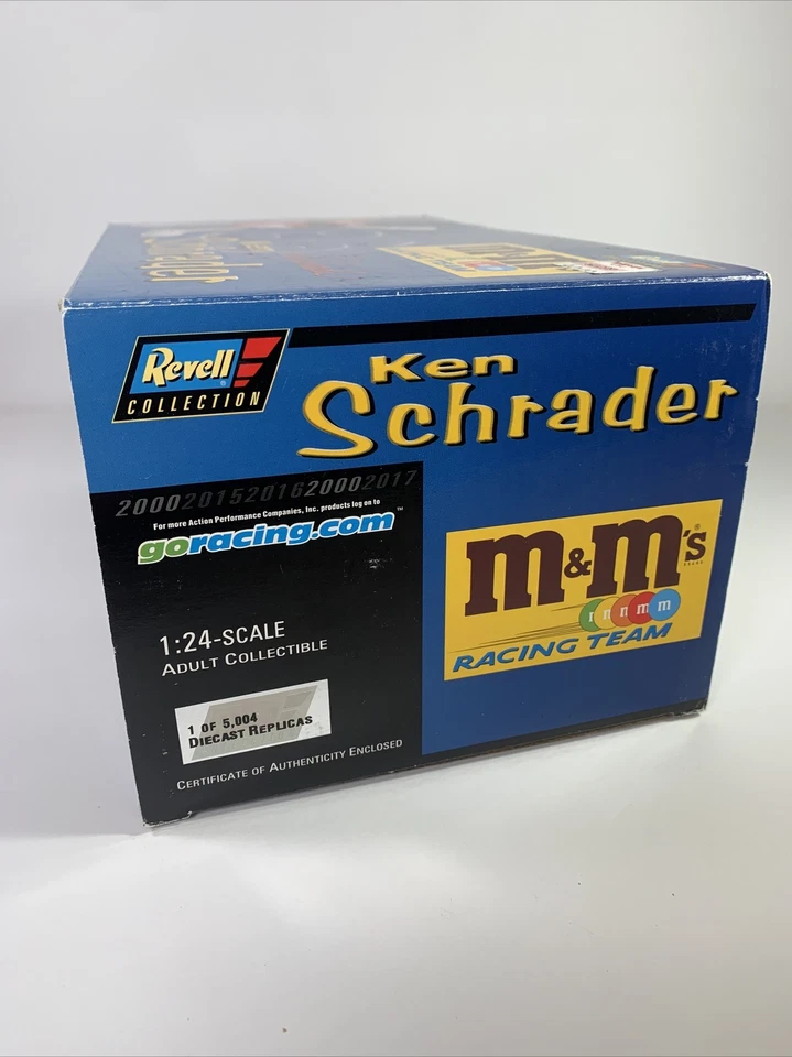 2000 Ken Schrader M&M's Pontiac Grand Prix Keep Back New Driver Revell 1:24 NIB - Image 3 of 4