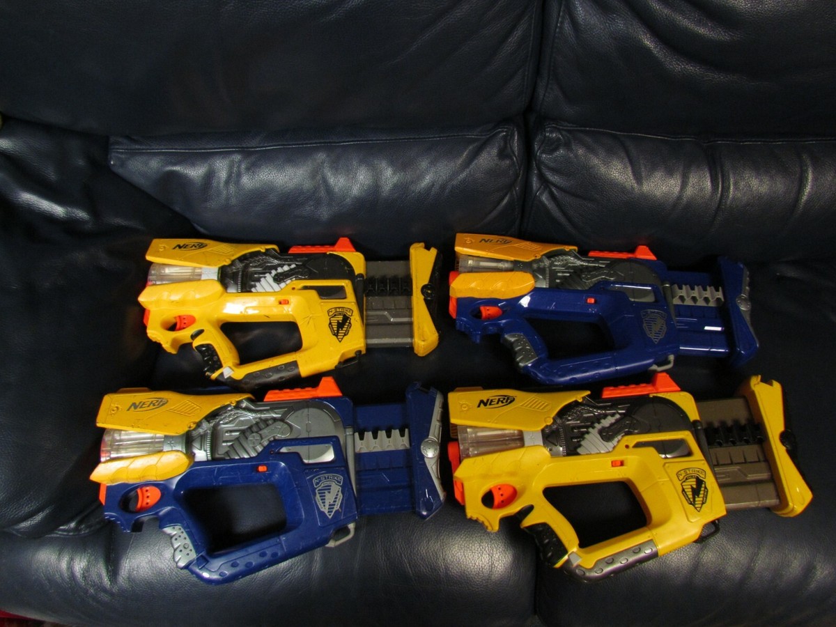 Set of 6 NERF N-Strike Firefly Rev-8 Guns All Tested Works | eBay