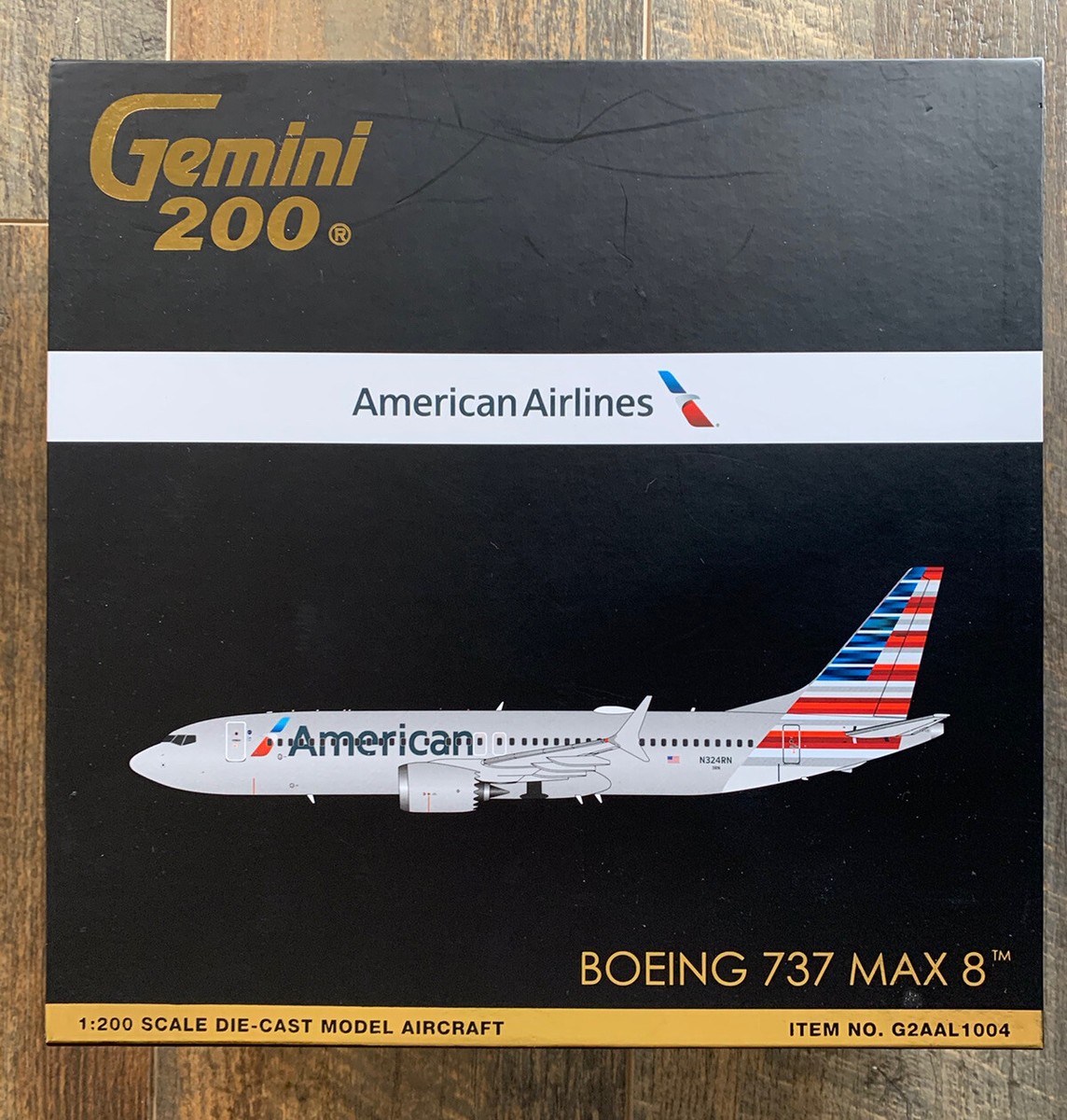 ジェミニジェッツ　1/400 737 MAX8 アメリカン航空 N324RN ジェミニジェッツ 1/400 737 MAX8 アメリカン航空 N324RN 1:400