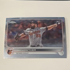 2022 Topps Chrome #159 Zac Lowther Baltimore Orioles Rookie