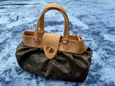 Louis Vuitton Women Handbag Brown Monogram Shoulder Bag Made in Italy  Authentic
