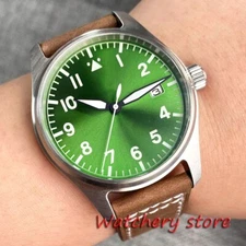 Green Dial Tandorio 39mm Japan NH35A 200M Waterproof Luminous Diving Automatic