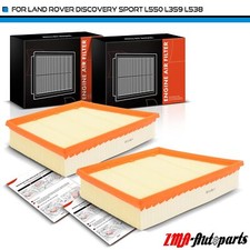 2x Engine Air Filters for Land Rover Discovery Sport L550 Freelander 2 L359 2.0L