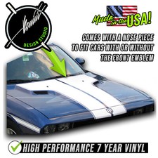 T Hood Racing Stripes Fits 2008 - 2014 Dodge Challenger Sxt Rt Srt8 T Hood Racing Stripes Fits 2008 - 2014 Dodge Challenger Sxt Rt Srt8