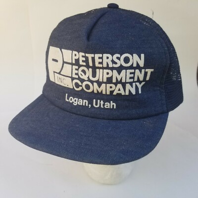 Vintage Peterson Equipment Company Trucker Hat Agriculture Farm