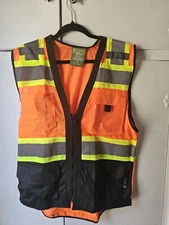 Heavy Duty Construction  high visibility vest