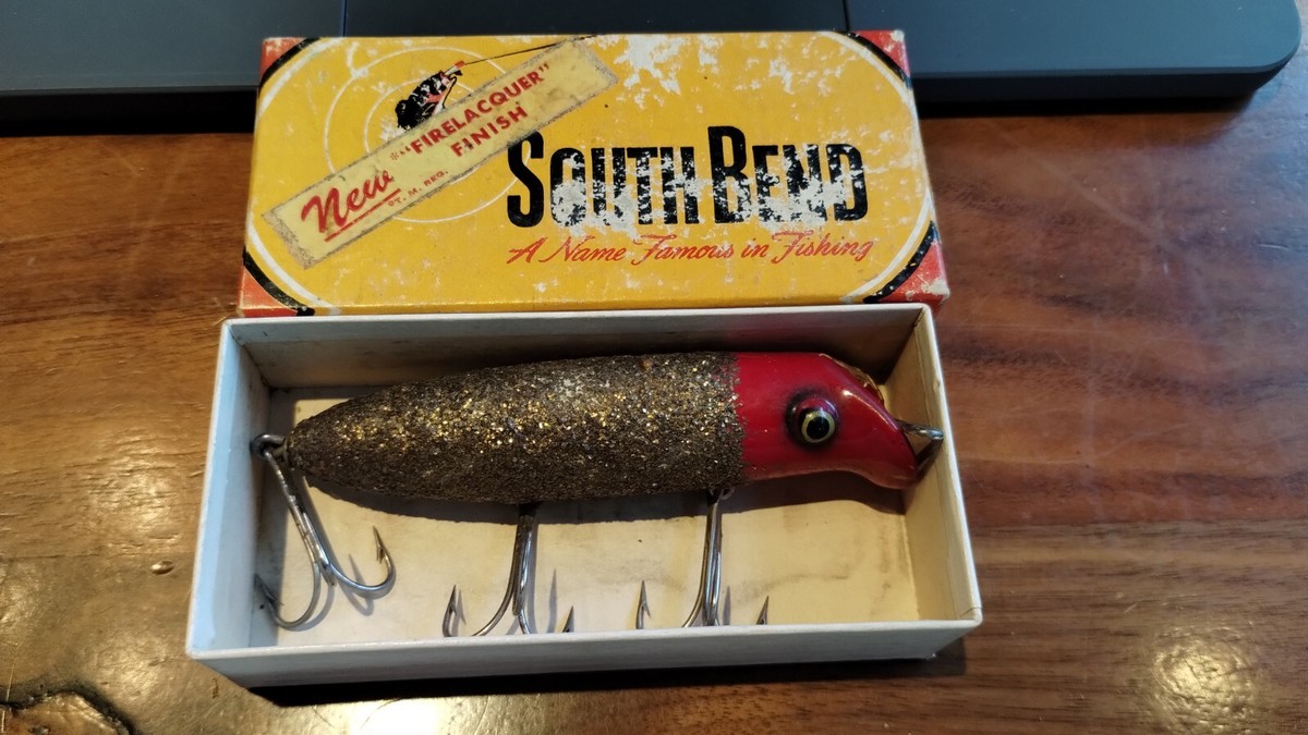 Rare Vintage South Bend Paw Paw Bass Seeker Oreno G973 SFO Fishing