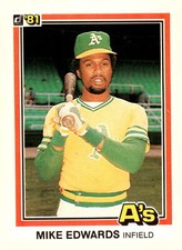 1981 Donruss #497 Mike Edwards