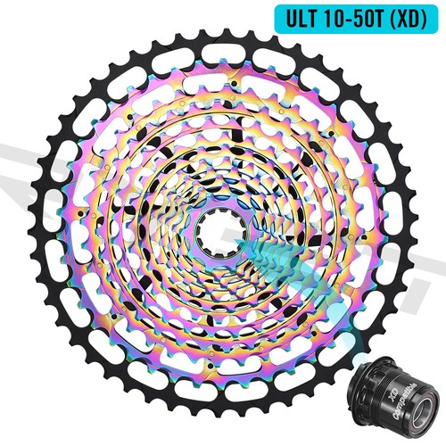 10-50T/11-50T 12 Speed MTB Cassette Bike Freewheel Mountain Chains For XD HG - Picture 23 of 51