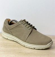M&s Airflex Real Nubuck Leather Lace-up Casual Shoes Size 8.5 X-wide Stone M&s Airflex Real Nubuck Leather Lace-up Casual Shoes Size 8.5 X-wide Stone