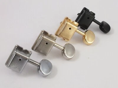 GUITARS ELECTRIC CABEZALES DE MÁQUINA VINTAGE 6 BOTONES SINTONIZADOR OVALADOS PEQUEÑOS en línea agujeros de 8 mm o 10 mm