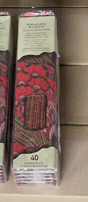 Lot Of 6 Packs Flora Classique  INCENSE DRAGON S BLOOD Luna 40 Incense Sticks